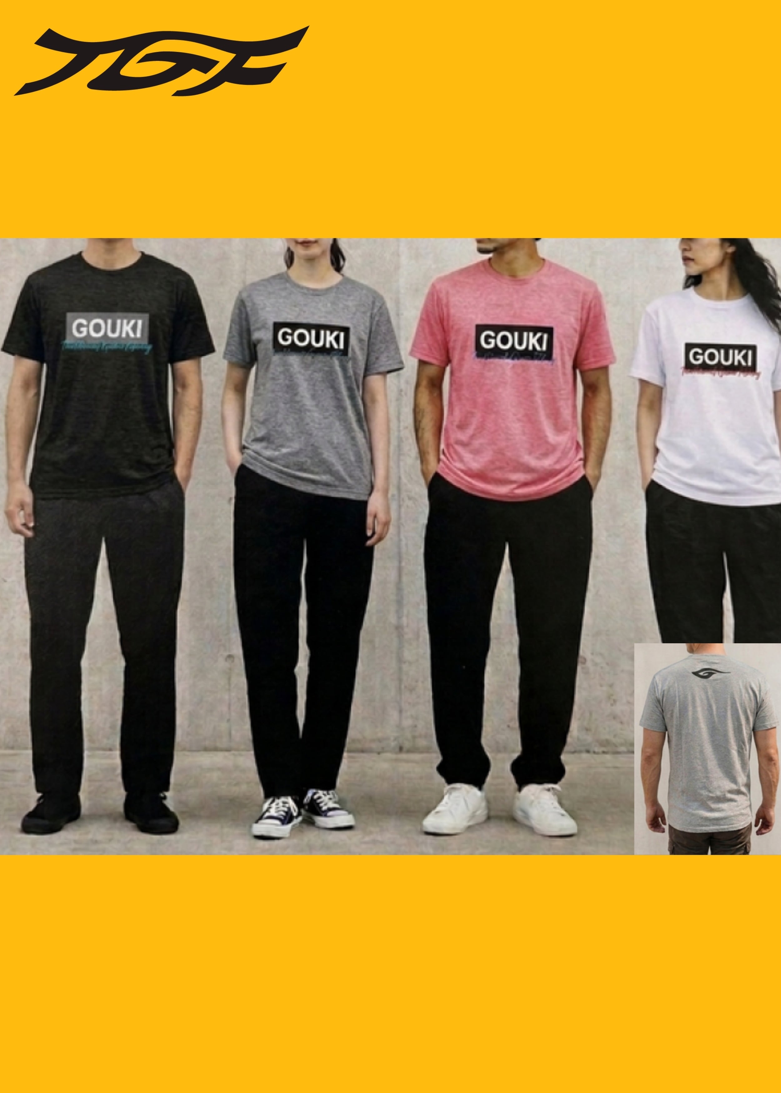 TGF　Tシャツ　コットン生地 or ドライ生地